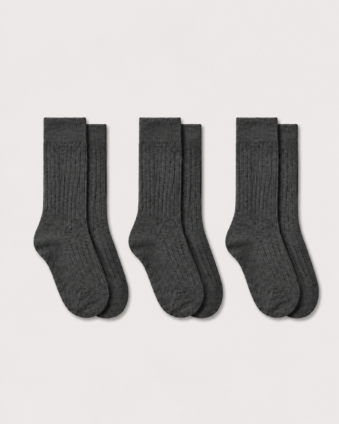 Socken in Dunkelgrau 3er Pack