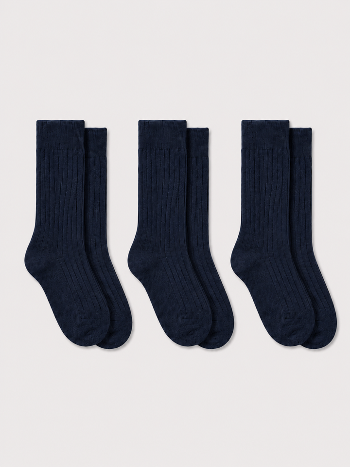 Socken in Dunkelblau 3er Pack