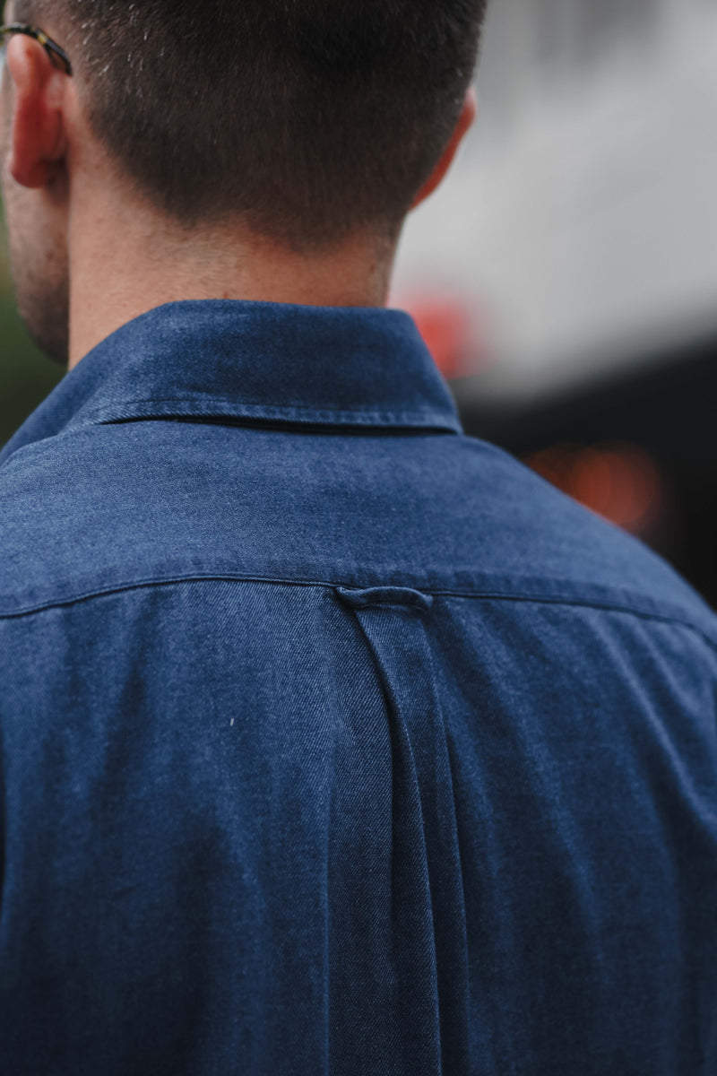 Denim Hemd Dunkelblau