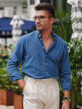 Denim Hemd Hellblau