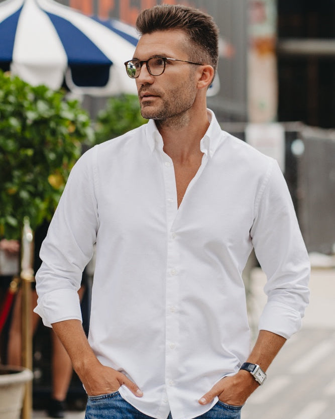 Oxford Hemd in Weiss
