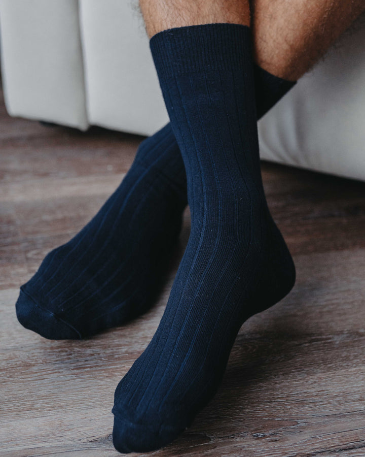 Socken 2.0 in Dunkelblau
