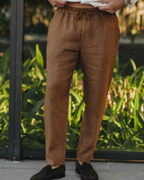 Leinenhose Cappucino