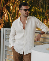 Leinenhemd Crema