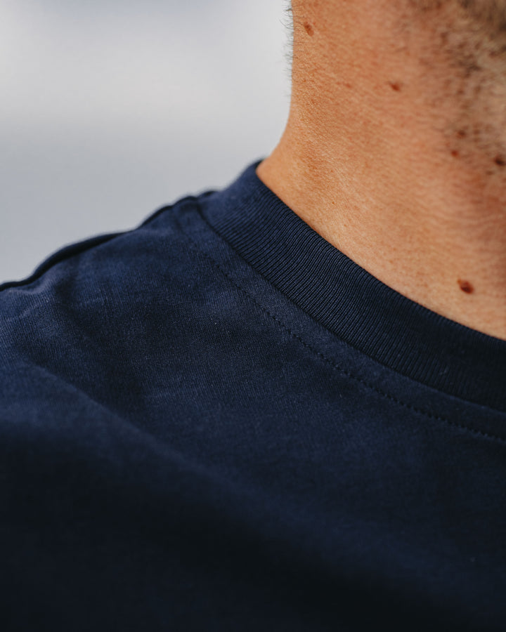 Langarmshirt in Navy