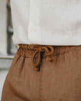 Leinenhose Cappucino