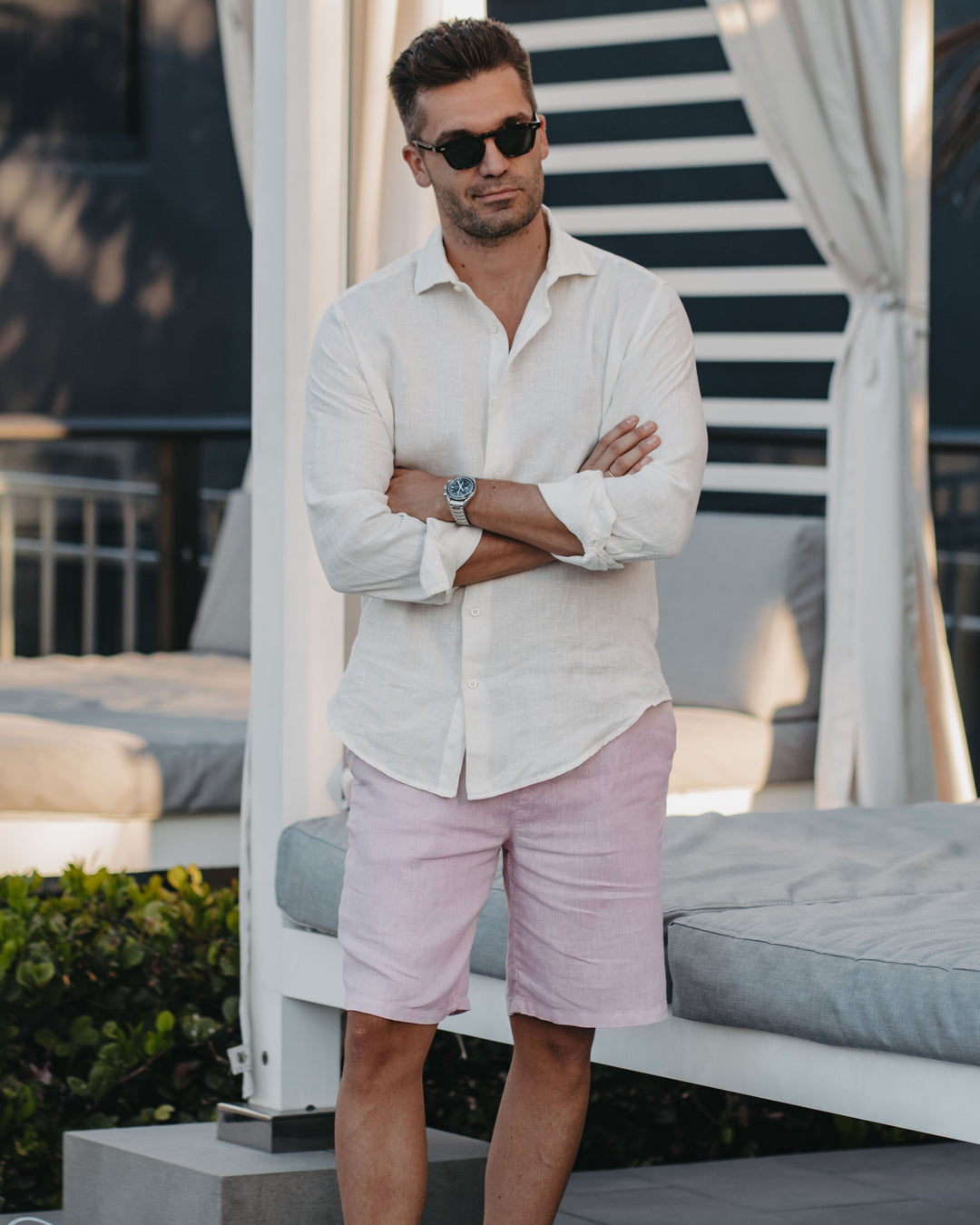 Leinenshorts Cipria