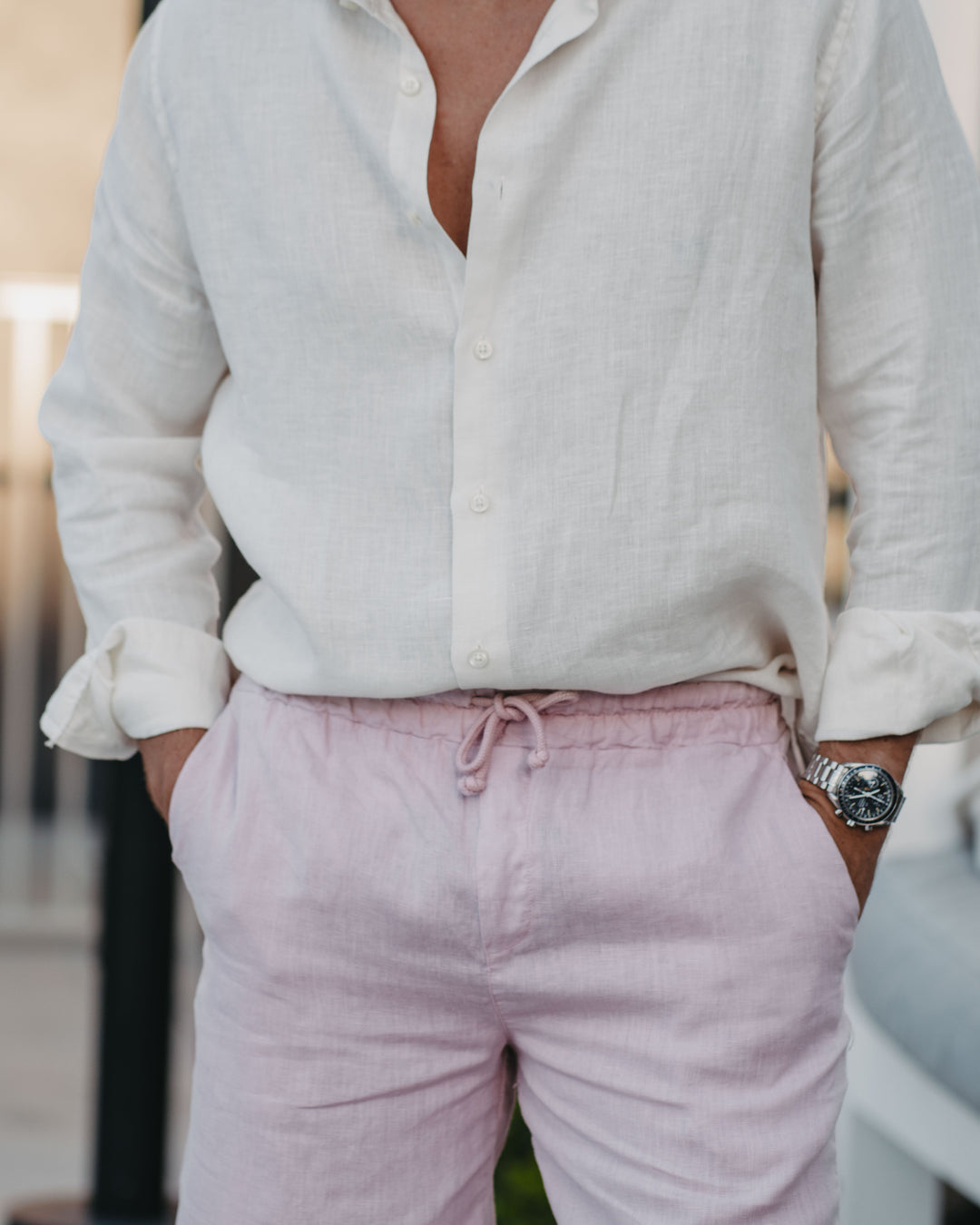 Leinenshorts Cipria