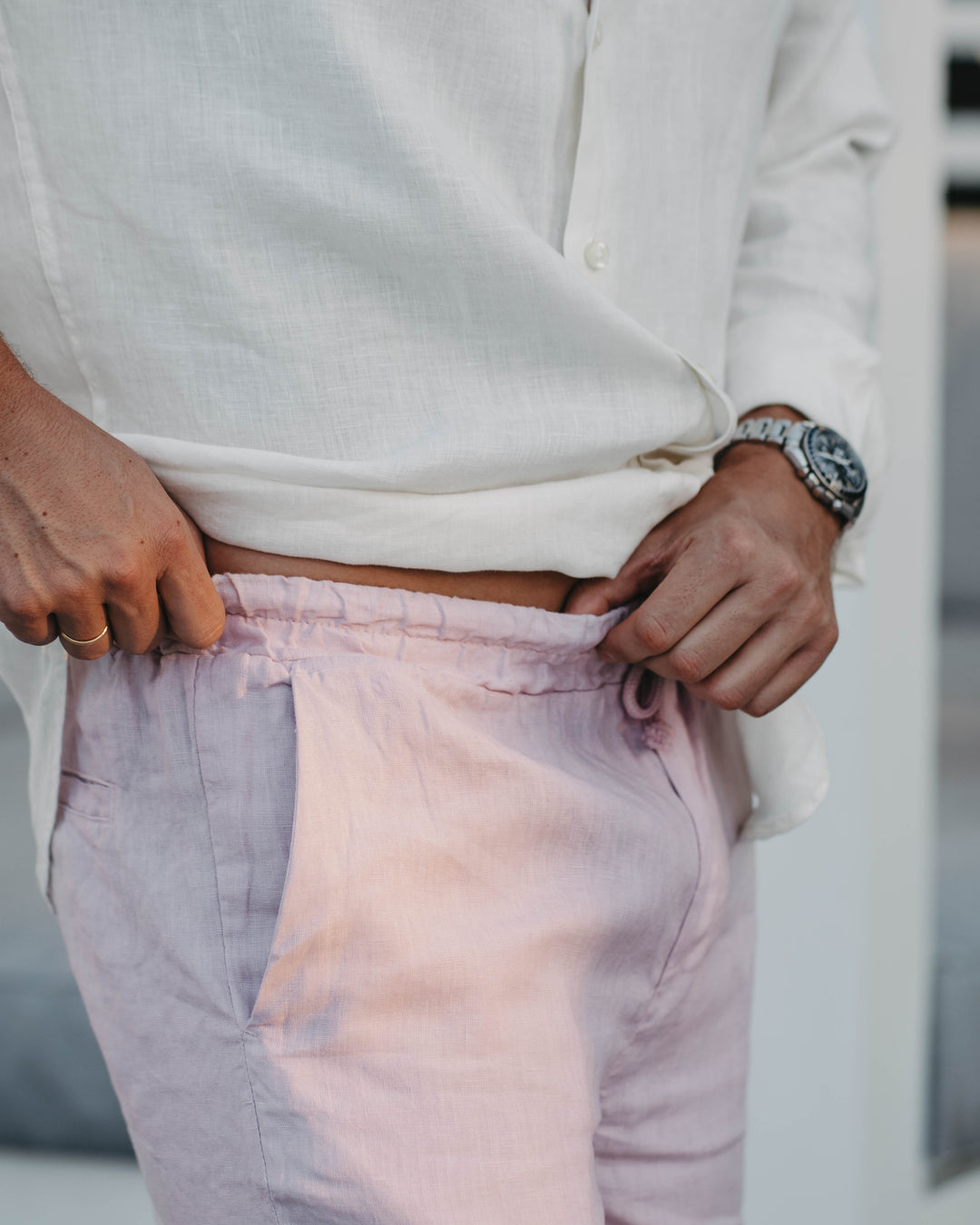 Leinenshorts Cipria