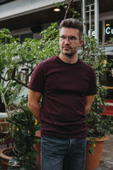 Essential T-Shirt 2.0 in Bordeaux