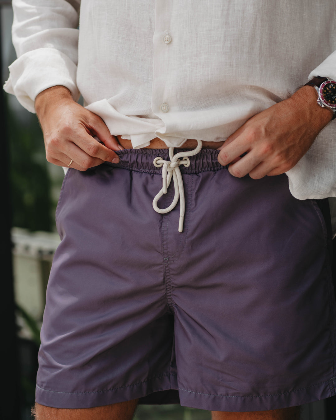 Badehose 2.0 Aubergine
