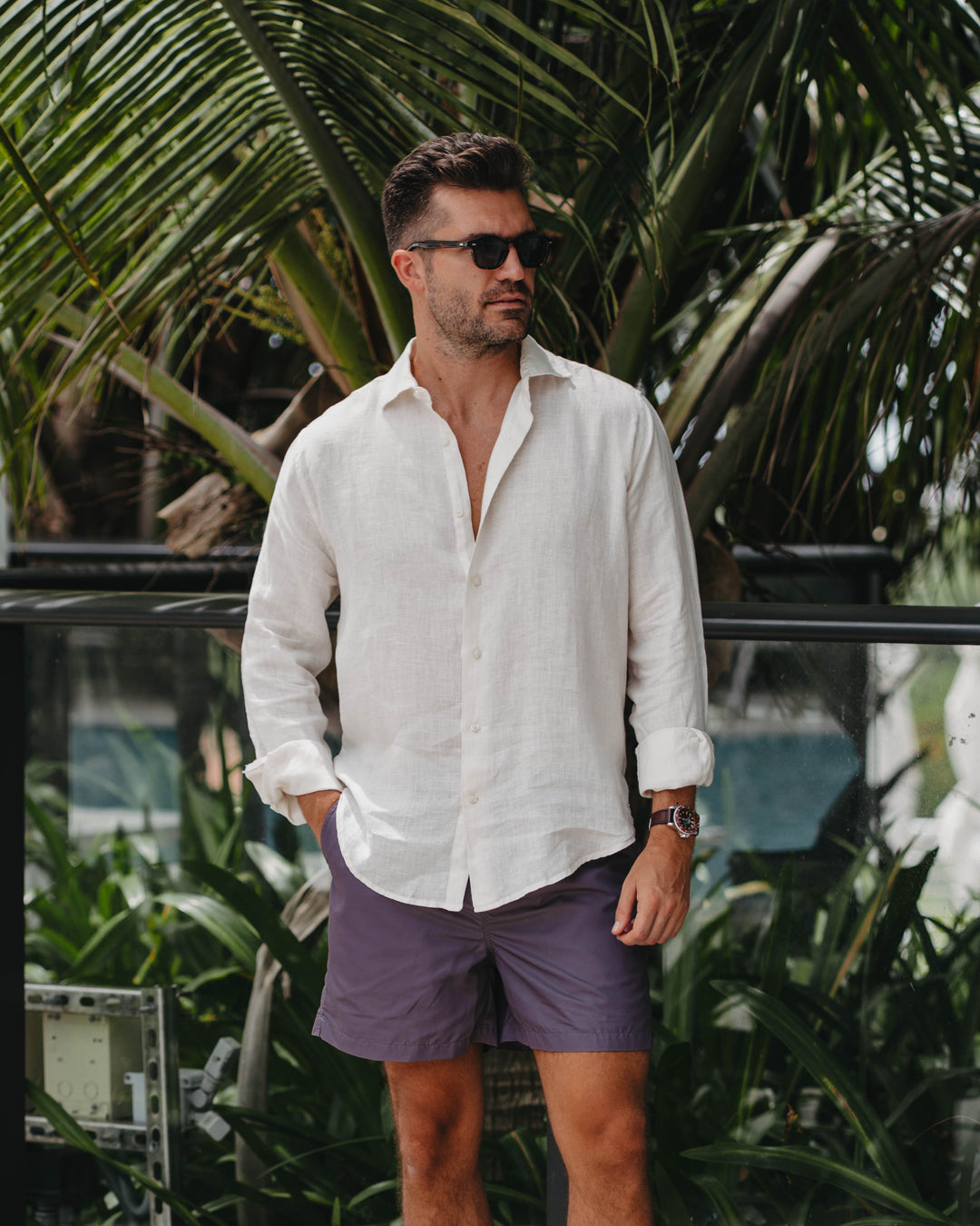 Badehose 2.0 Aubergine