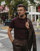 Essential T-Shirt 2.0 in Bordeaux