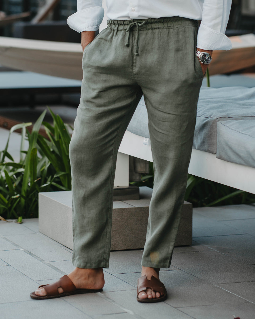 Leinenhose Militare – Frederic's
