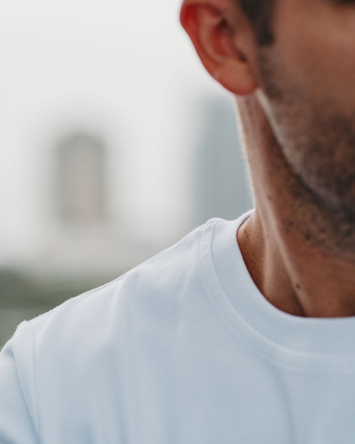Langarmshirt in Weiß