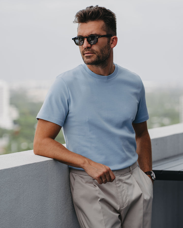 Essential T-Shirt 2.0 in Hellblau
