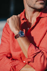 Leinenhemd Rosso