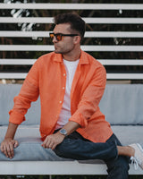 Leinenhemd Arancio