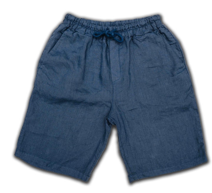 Leinenshorts Blu