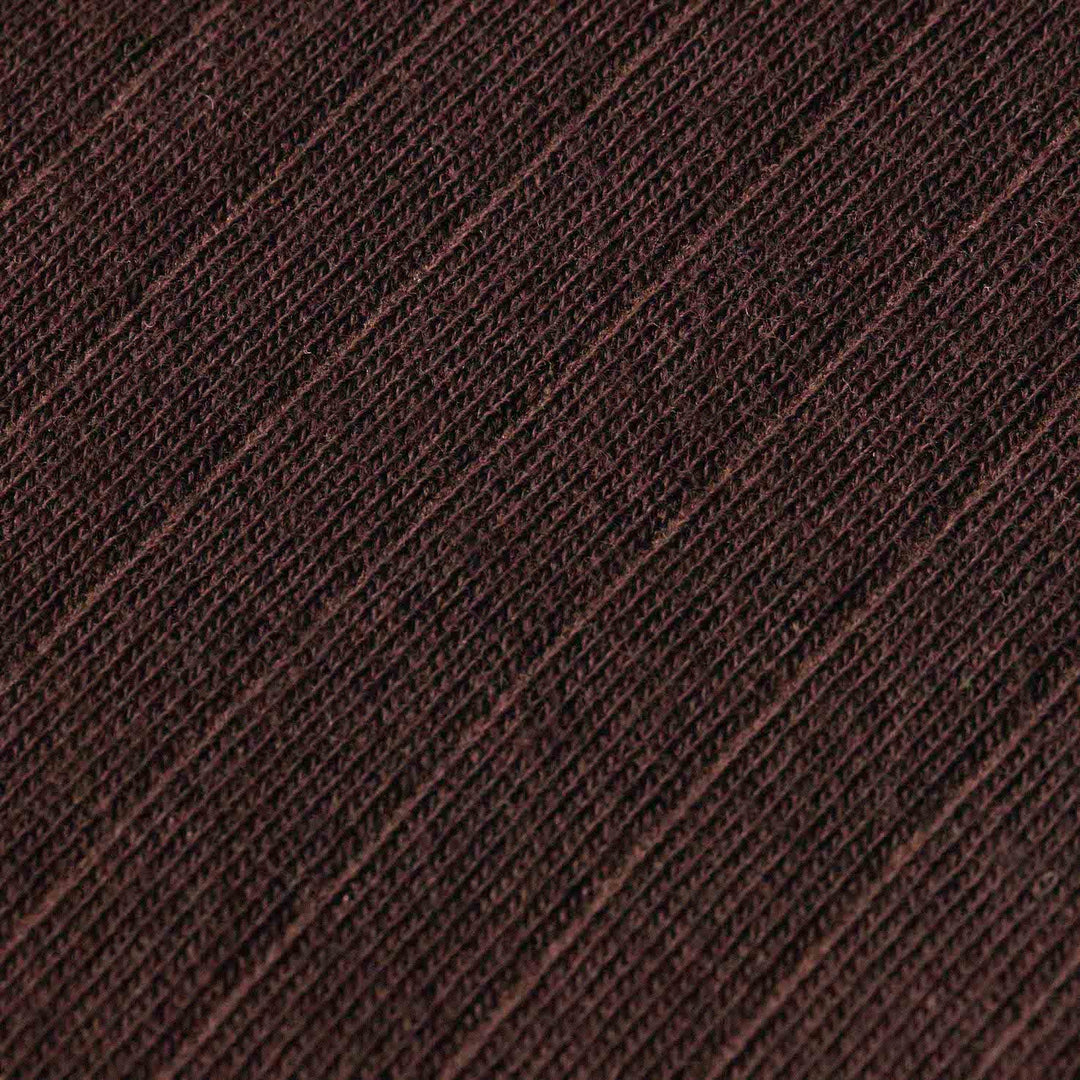Baumwoll-Socken in Dunkelbraun