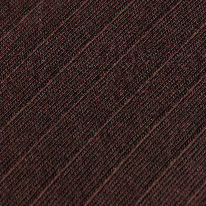 Baumwoll-Socken in Dunkelbraun