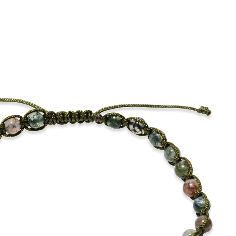 Handgemachte Armbänder - Mossy Agate